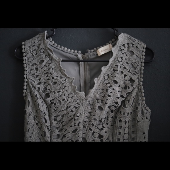 Altar’d State Grey/Sage Dress - Picture 2 of 4